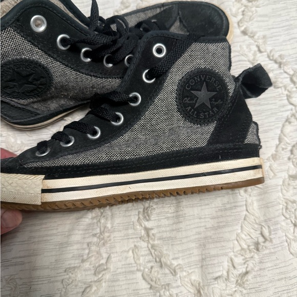 Converse Women’s High Top Elise Faux Fur Sneakers - Picture 2 of 6